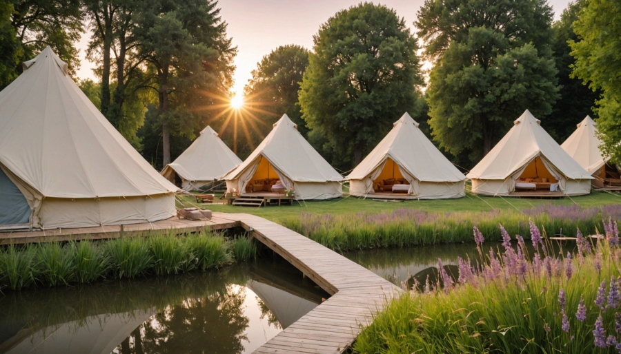 Unieke glamping plekken in frankrijk voor natuurliefhebbers